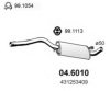 ASSO 04.6010 Middle Silencer
